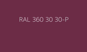 Kleur RAL 360 30 30-P