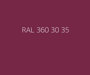 Kleur RAL 360 30 35 