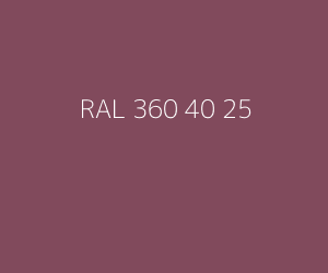 Kleur RAL 360 40 25 
