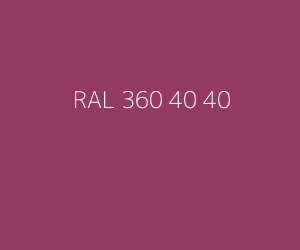 Kleur RAL 360 40 40 