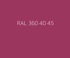 Kleur RAL 360 40 45 