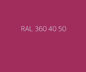 Kleur RAL 360 40 50 
