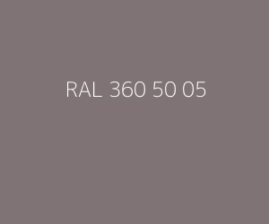 Kleur RAL 360 50 05 