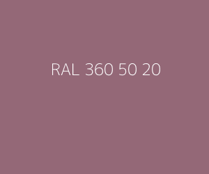 Kleur RAL 360 50 20 