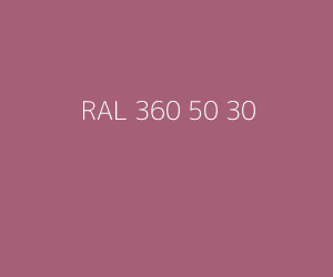 Kleur RAL 360 50 30 