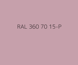 Kleur RAL 360 70 15-P 