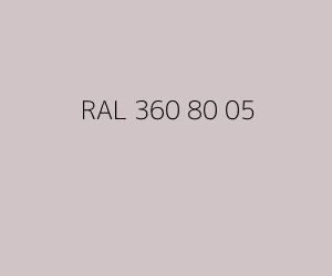 Kleur RAL 360 80 05 