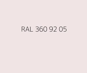 Kleur RAL 360 92 05 