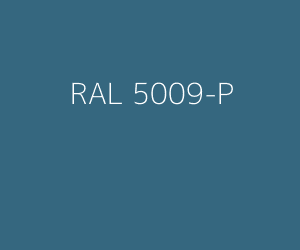 Kleur RAL 5009-P AZUURBLAUW