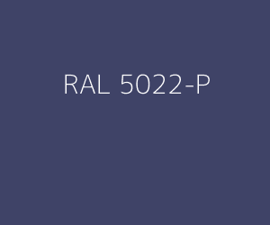 Kleur RAL 5022-P NACHTBLAUW