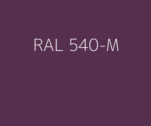 Kleur RAL 540-M 