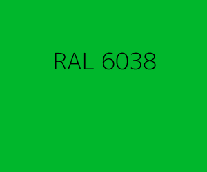 Kleur RAL 6038 BRILJANTGROEN