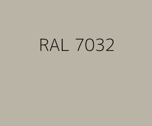 Kleur RAL 7032 KIEZELGRIJS