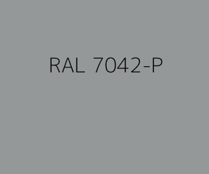 Kleur RAL 7042-P VERKEERSGRIJS A