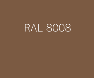 Kleur RAL 8008 OLIJFBRUIN