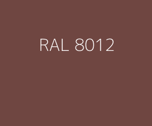 Kleur RAL 8012 ROODBRUIN
