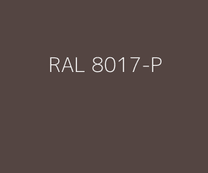 Kleur RAL 8017-P CHOCOLADEBRUIN