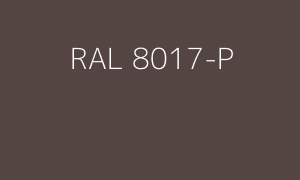Kleur RAL 8017-P