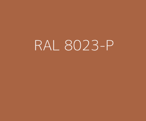 Kleur RAL 8023-P ORANJEBRUIN