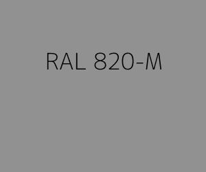 Kleur RAL 820-M 